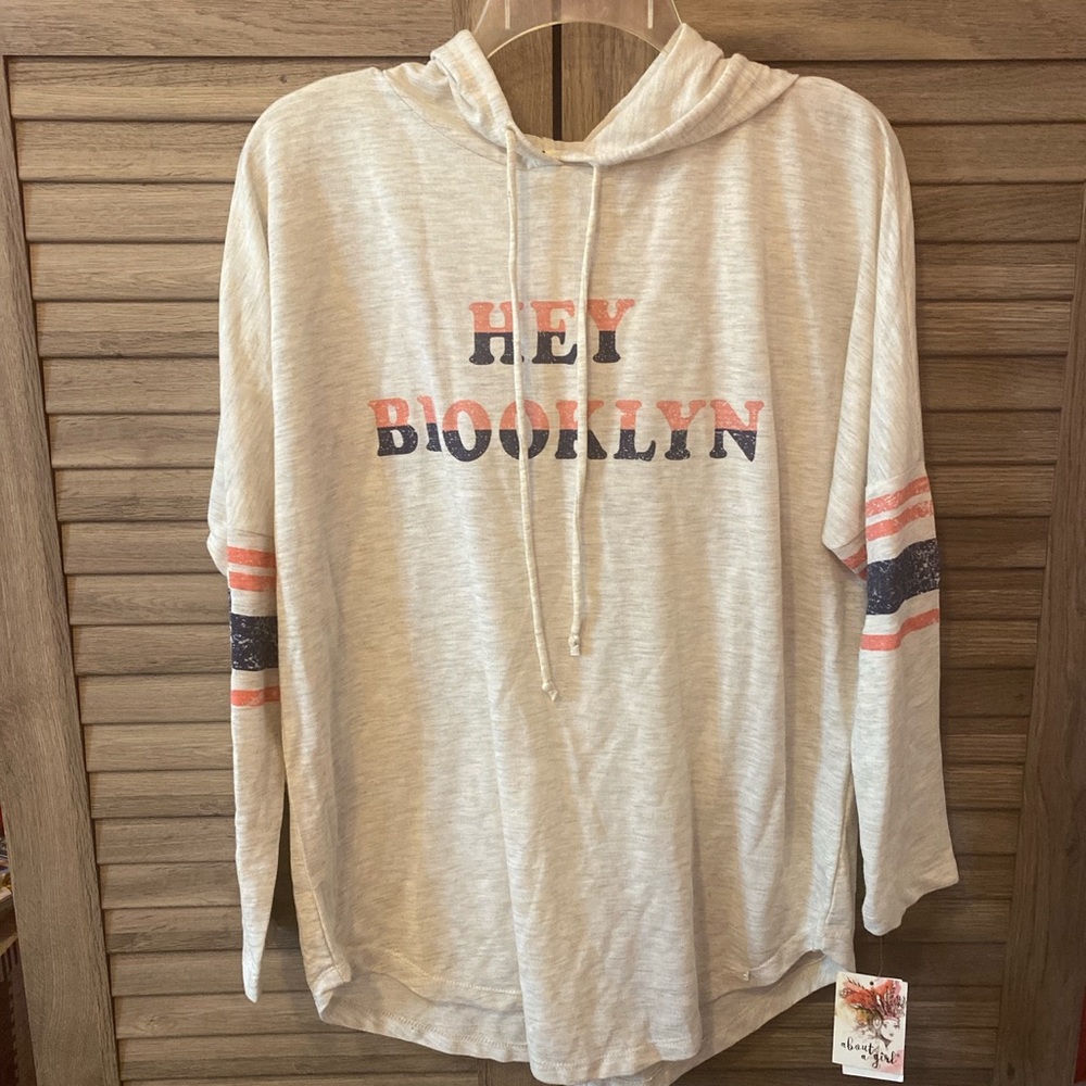 Hey Brooklyn NY Pullover Hoodie